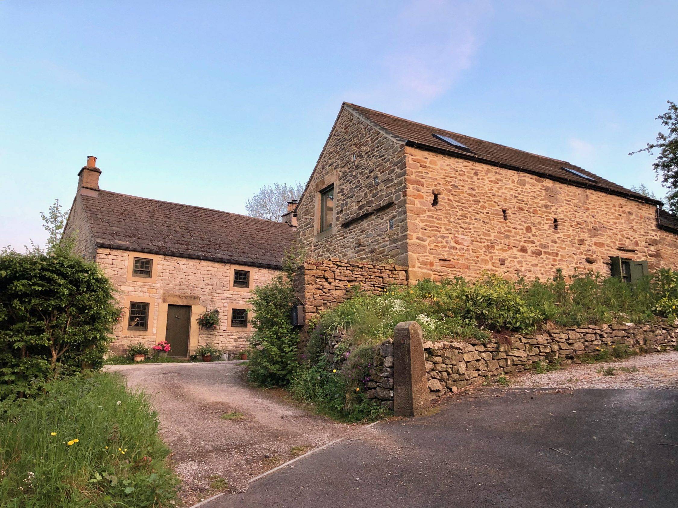 Beautiful Hope Village In The Derbyshire Peak District