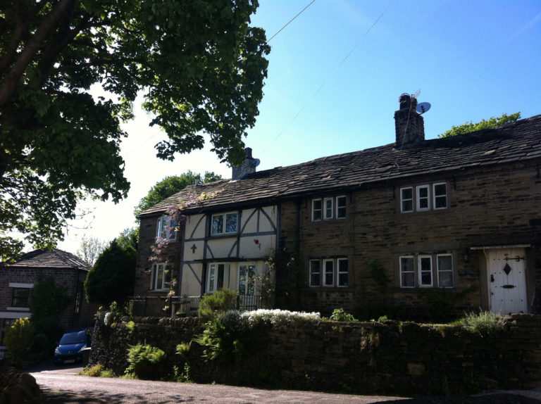 Tintwistle at the western end of the Longdendale Valley