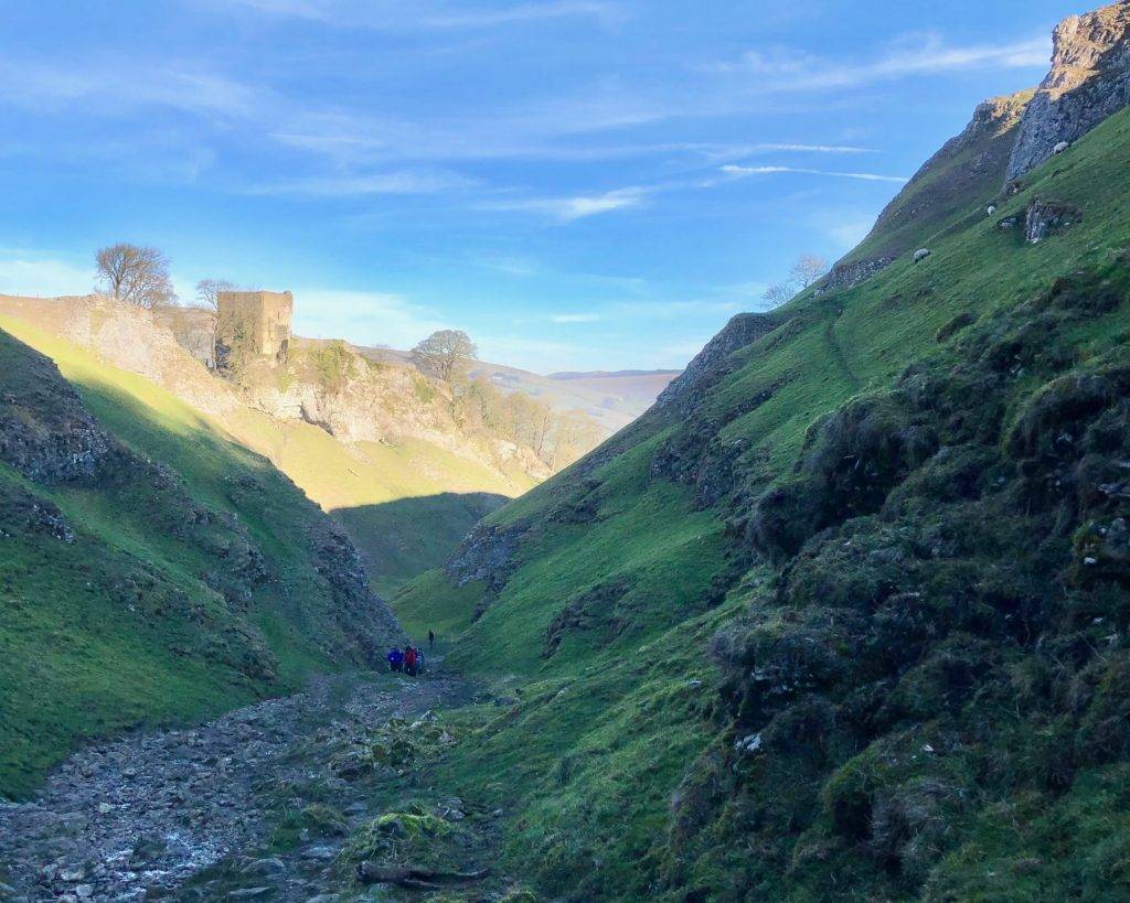 The brilliant Peveril Castle Castleton in the Peak District