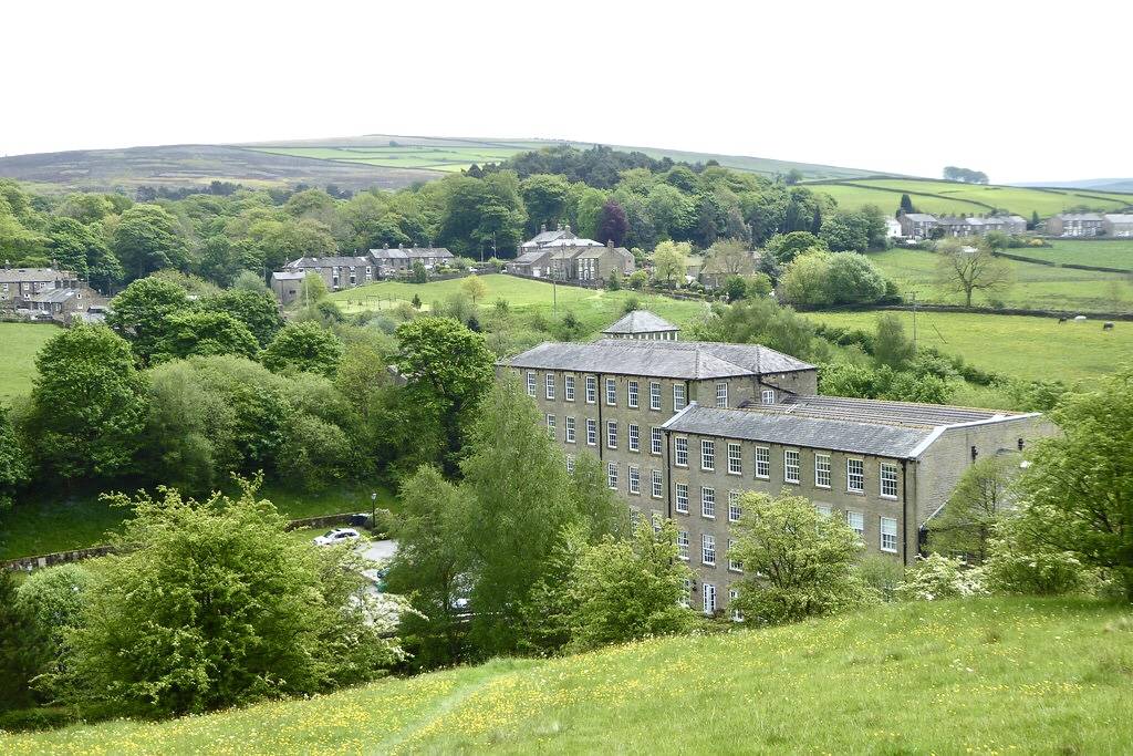 Brilliant Village of Hayfield in the Derbyshire Peak District