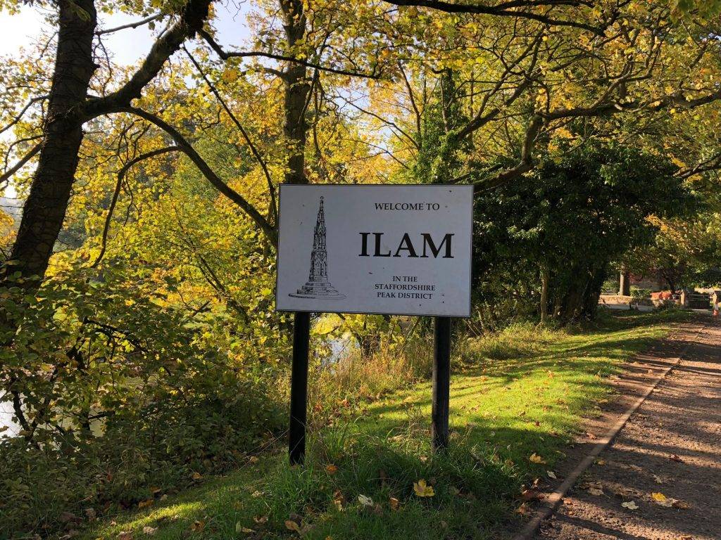 The Peak District village of Ilam Dovedale