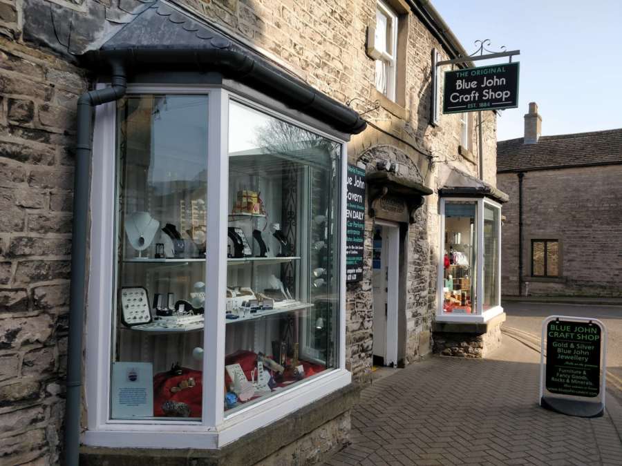 Blue John Cavern And Gift Shop In Beautiful Castleton