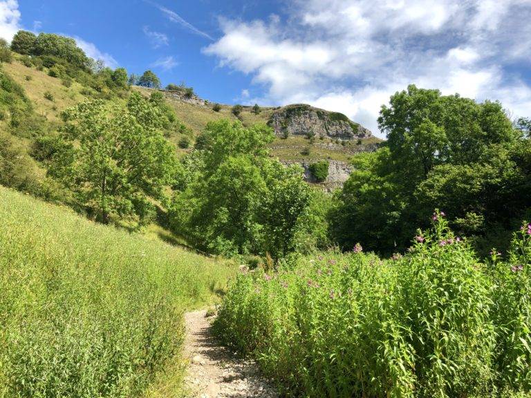 Monyash and Lathkill Dale Walk (4 miles) near Bakewell in the Derbyshire Peak District