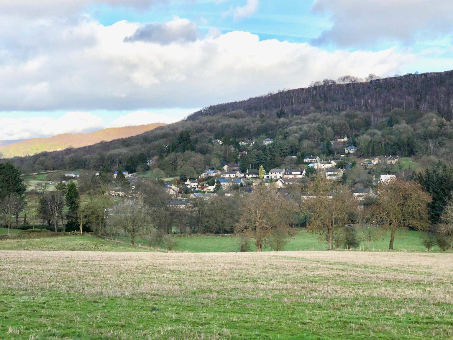 Froggatt 1 The very beautiful Derbyshire Peak District village of Froggatt