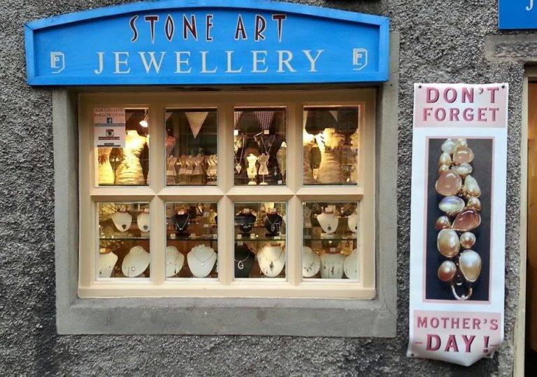 Stone Art of Bakewell in Bakewell in the Derbyshire Peak District, Peak District