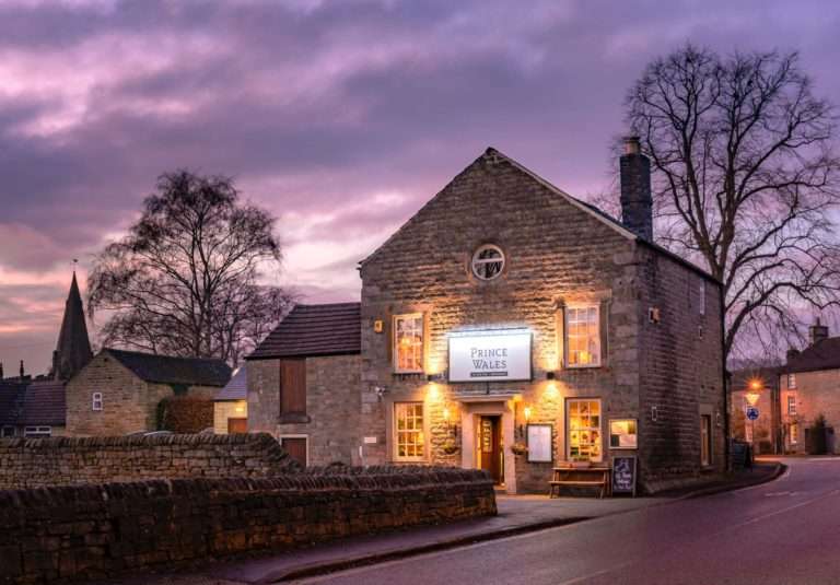 The Prince of Wales in Baslow in Baslow, Peak District