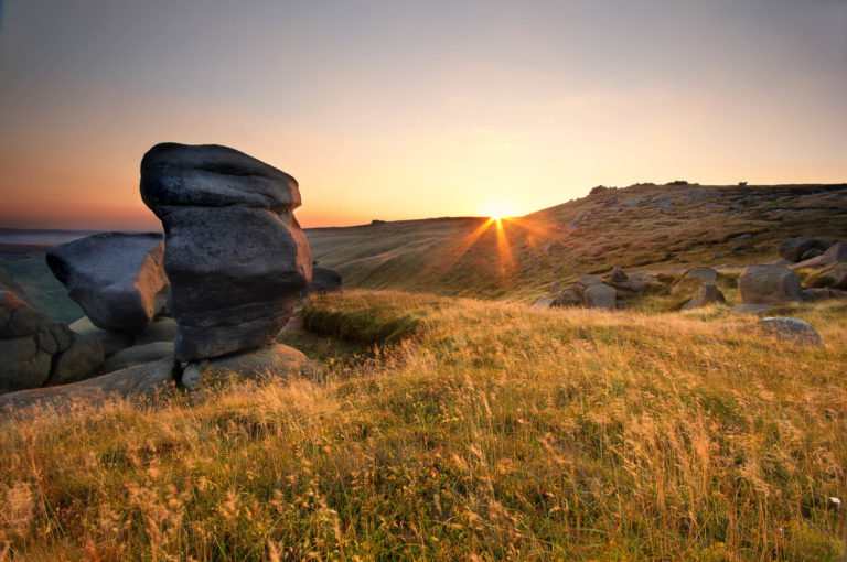 Kinder Scout in Edale, Peak District