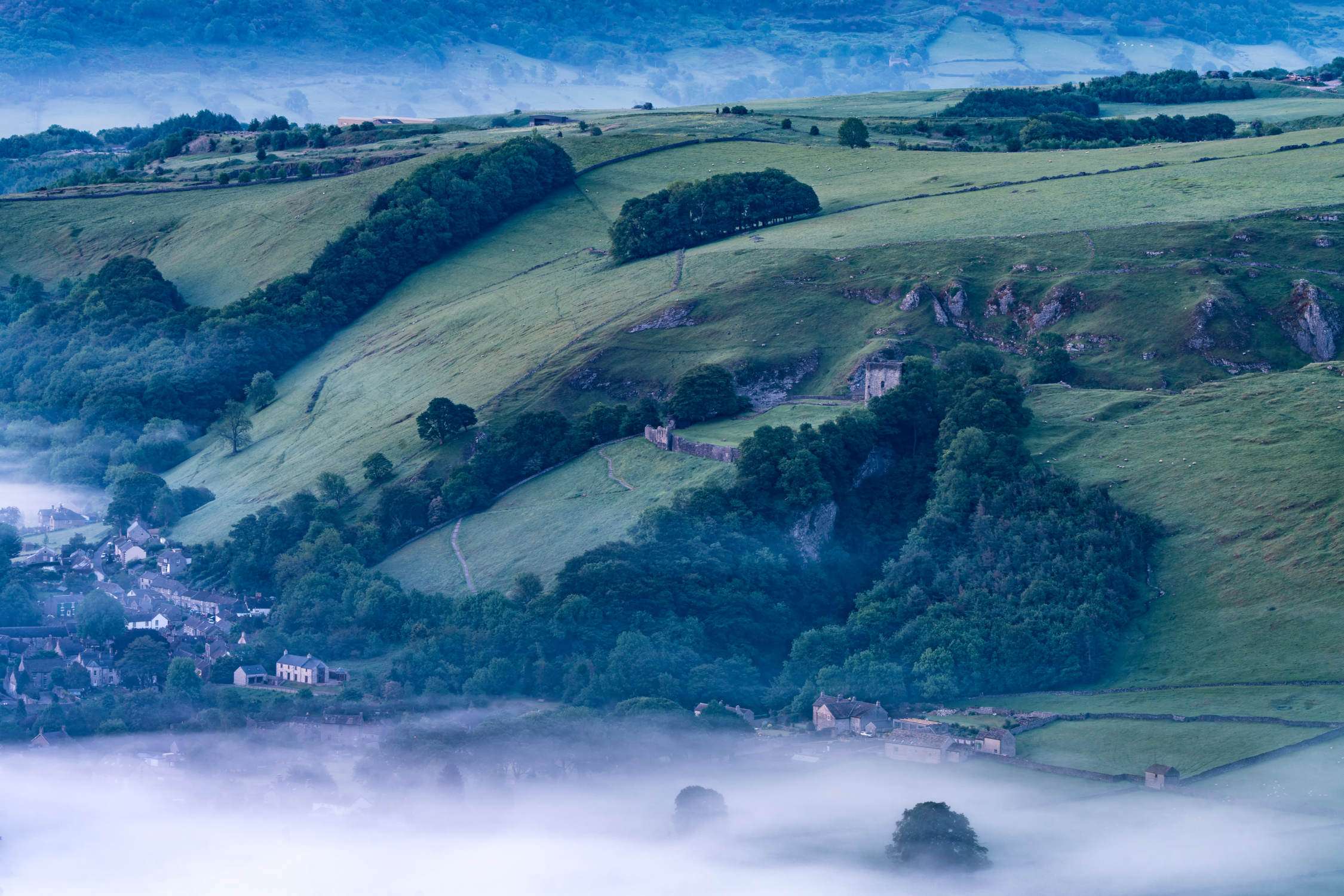 Peveril Castle in Castleton