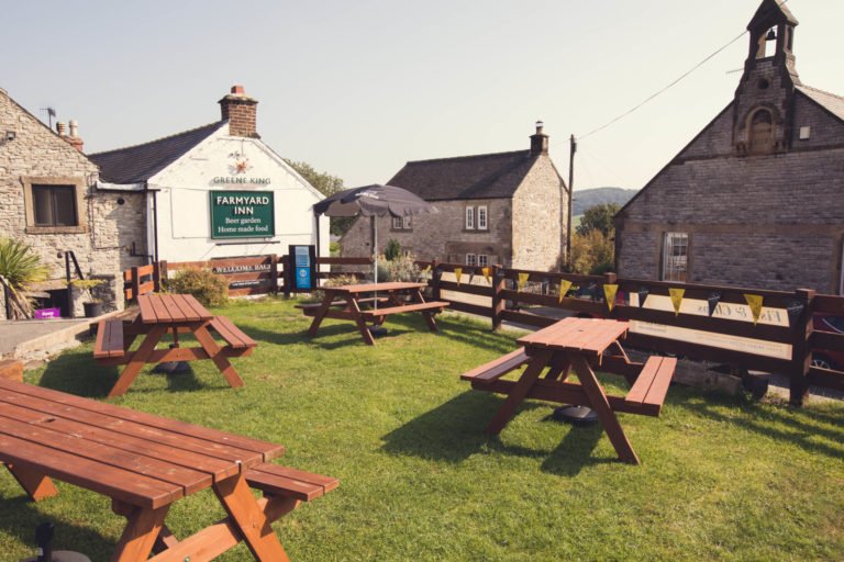 Farmyard Inn, Youlgrave in Bakewell in the Derbyshire Peak District, Peak District