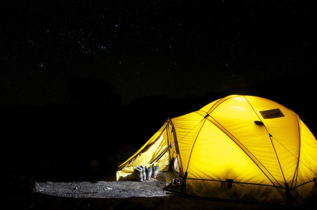 Camping in the Peak District