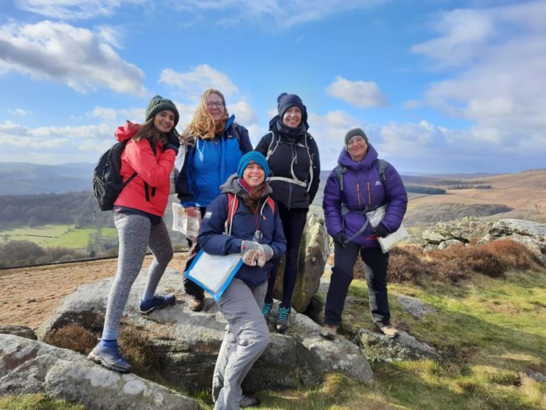 Her on a Hill in Hathersage, Peak District