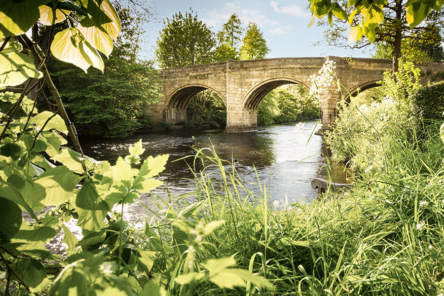 Baslow Bridge over the River Derwent
