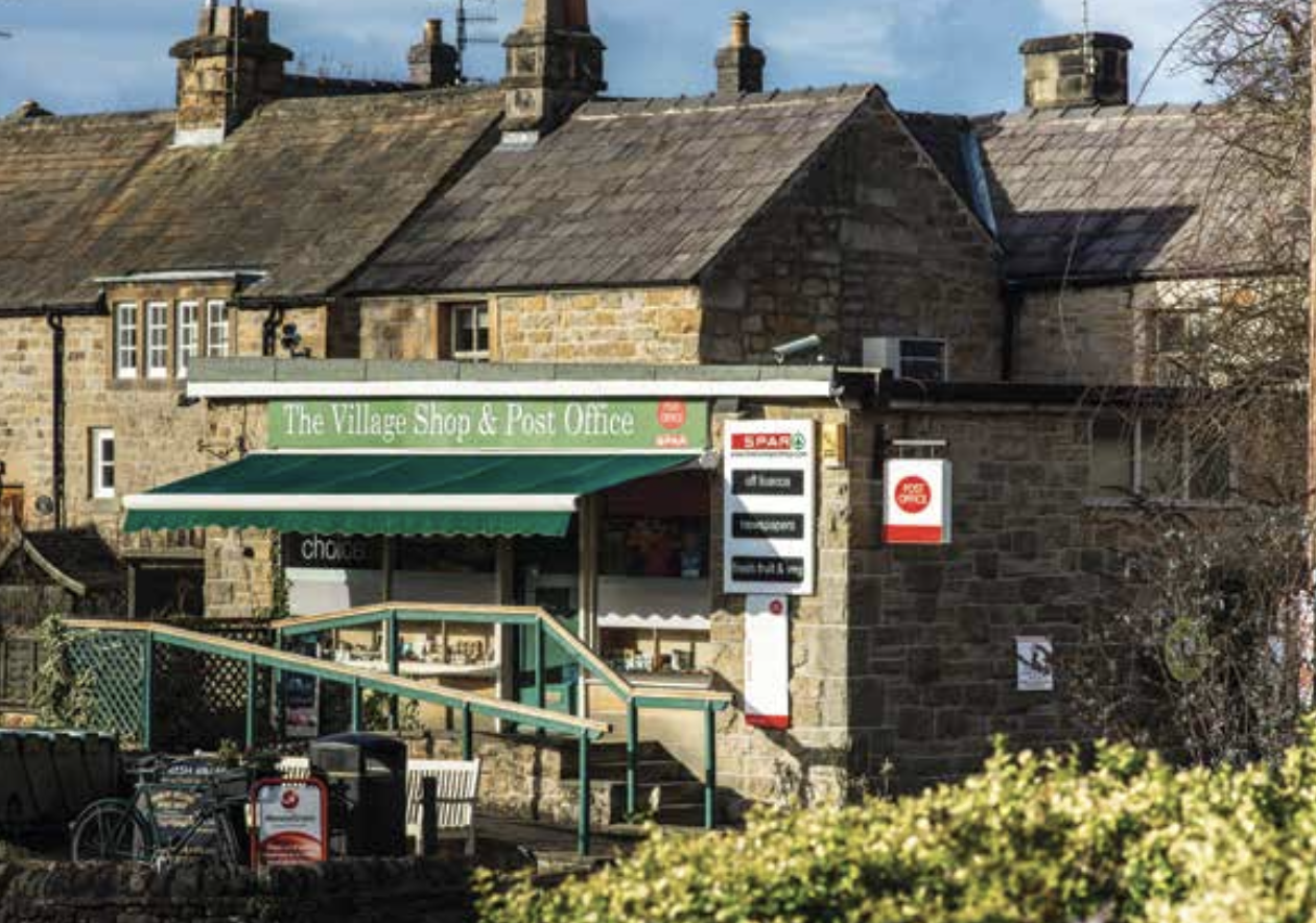 Baslow village